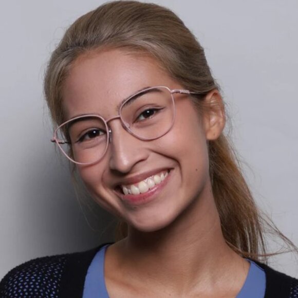 Burberry BE1376 1340 Cat eye Eyeglasses 55mm - Light Gold - Picture 3 of 10